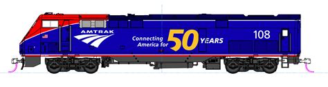 Kato 37-6115LS HO Scale GE P42 Genesis Phase VI Amtrak "50th" 108 DCC ...