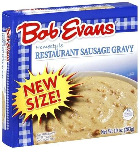 Bob Evans Homestyle Restaurant Sausage Gravy - 10 oz, Nutrition Information | Innit