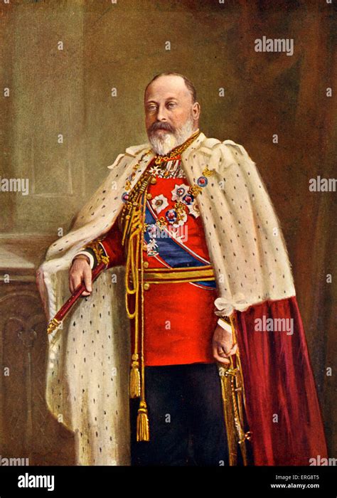 His Majesty King Edward VII, King of the United Kingdom and the Stock ...