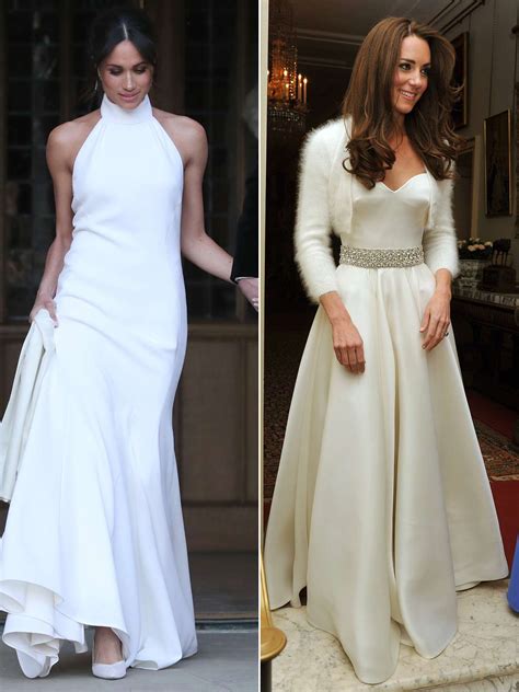 Kate Wedding Dress Vs Meghan Markle