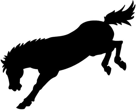 SignSpecialist.com – Beevault Decals - Bucking horse silhouette vinyl ...