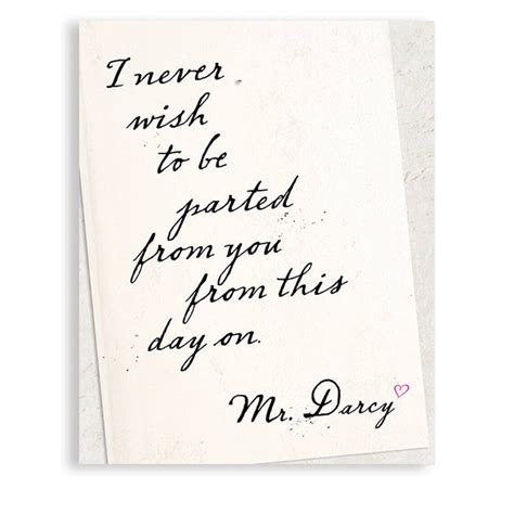 Mr. Darcy Quote, Mr. Darcy Art, Mr. Darcy Love Note, Jane Austen Art, Jane Austen Quote, Old ...