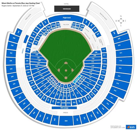 Rogers Centre Concert Seating Chart - RateYourSeats.com