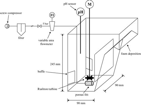 Schematic experimental setup for froth flotation experiments. | Download Scientific Diagram