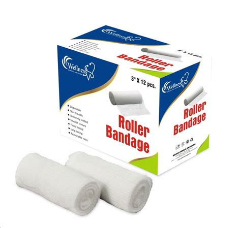 Cotton White Roller Bandage, For Surgical Dressing at Rs 25.50/pack in Indore