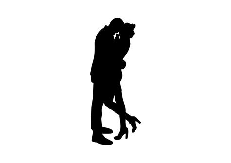 Couple Hug Silhouette Silhouette Man, Hugging Couple, Young Couples ...