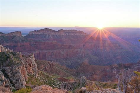 North Rim sunrise Photograph by Ed Stokes - Pixels