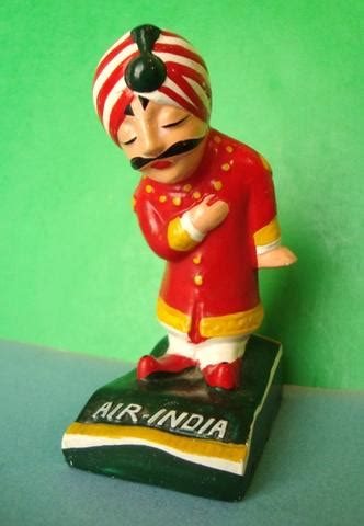 THE MAHARAJA Vintage AIR INDIA MASCOT Original SCARCE | #116357956