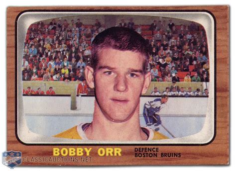 Lot Detail - 1966-67 Topps #35 - Bobby Orr Rookie Card