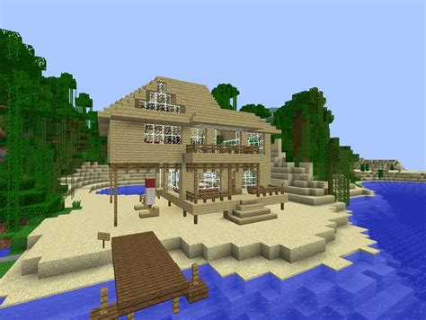 Minecraft Beach House Minecraft Map