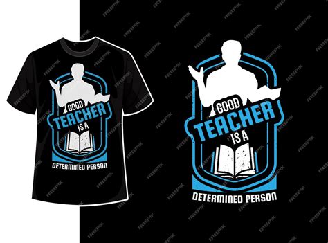 Premium Vector | Vintage typography teacher t shirt design template ...