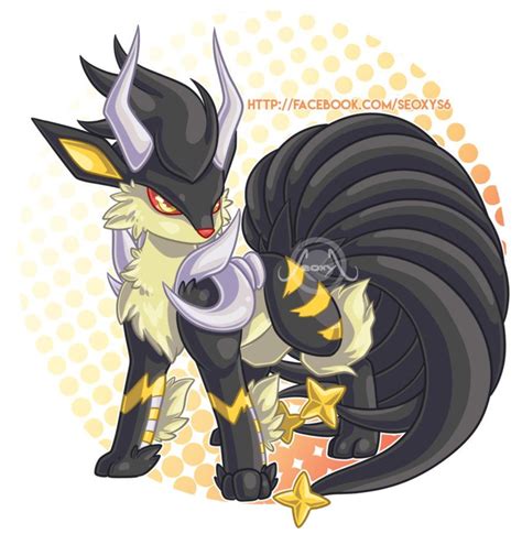 Arcanine X Luxray X Mega Houdoom X Ninetales | Pokemon fusion art, Pokemon, Pokémon species