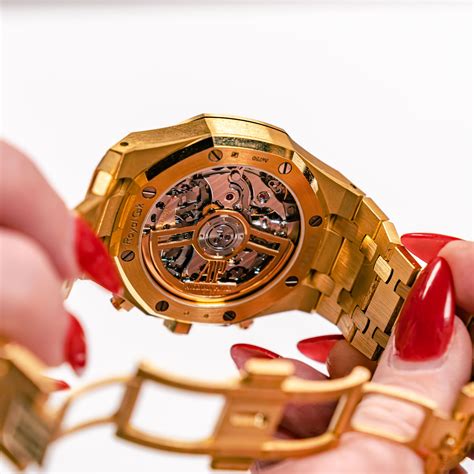 Immaculate 2023 Audemars Piguet Royal Oak Frosted Yellow Gold - 41MM ...