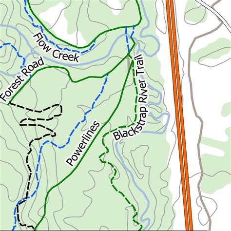 Blackstrap Area Map by Eyes Up Adventures | Avenza Maps