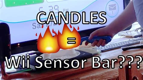 2 CANDLES = Wii Sensor Bar??? - YouTube