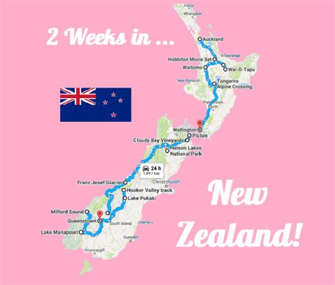 My Travel Itinerary: 2 Weeks in New Zealand - Marie! The Baguettes!