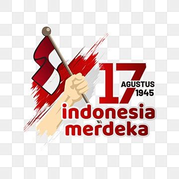 Indonesia Merdeka Vector PNG Images, Indonesia Ribbon Flag Merdeka For ...