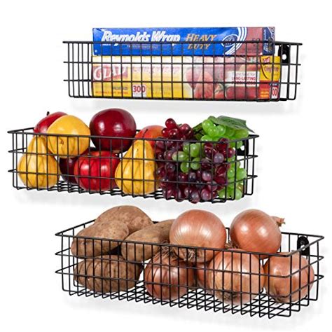 Best Wall Mounted Black Wire Basket: A Versatile Storage Option For The ...