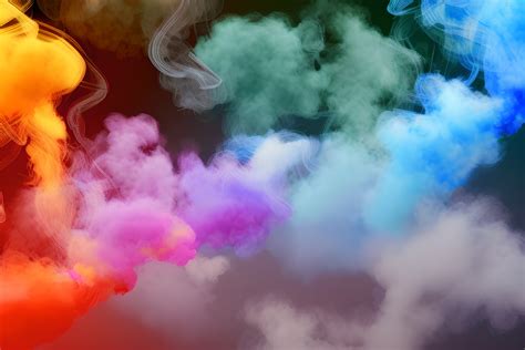 Rainbow Smoke Background Graphic by Craftable · Creative Fabrica