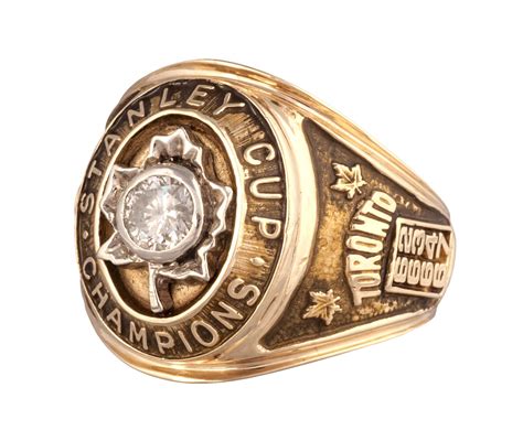 Lot Detail - 1967 Toronto Maple Leafs Stanley Cup Champions Ring ...