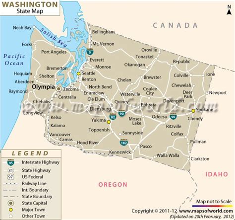 Washington Map Forks