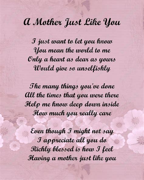 Items similar to Mother Poem Love Poem for Mom Digital INSTANT DOWNLOAD ...