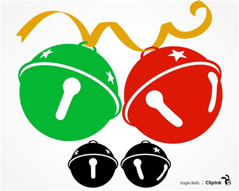 Jingle bells svg, Christmas bells image | svg, png, eps, dxf, pdf | ClipInk