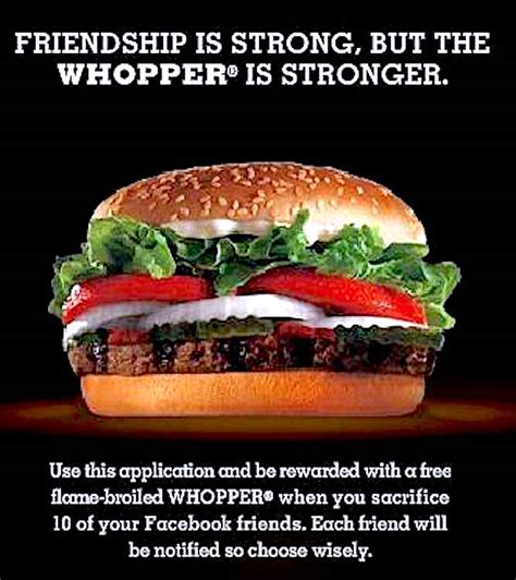 Who Remembers the Burger King Whopper Sacrifice? • The Burger Beast