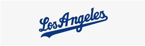 Download Los Angeles Dodgers City Logo - Los Angeles Dodgers Away - HD ...