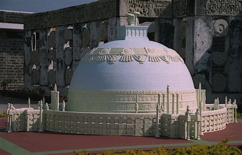 A replica of Amaravati Stupa in the museum at Amaravati. - India Travel ...