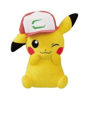 Pokemon Pikachu Wearing Ash Hat Plush Doll – Shadow Anime