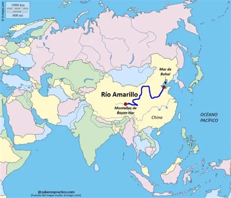 Río Amarillo: ubicación, mapa, ciudades y mucho mas