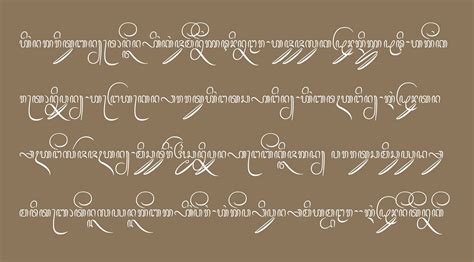 Javanese font: Bangil on Behance | Javanese, Calligraphy art, Fonts