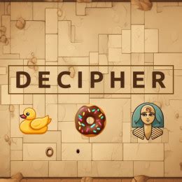 Decipher - Play Game Now | GirlsUGames