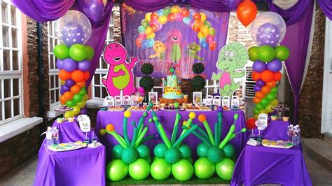 Barney Birthday Party Decorations | Ann Inspired