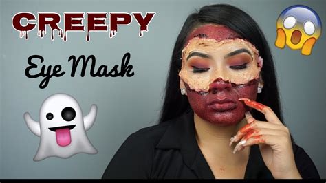 Creepy Eye Mask: Halloween Look #1 - YouTube