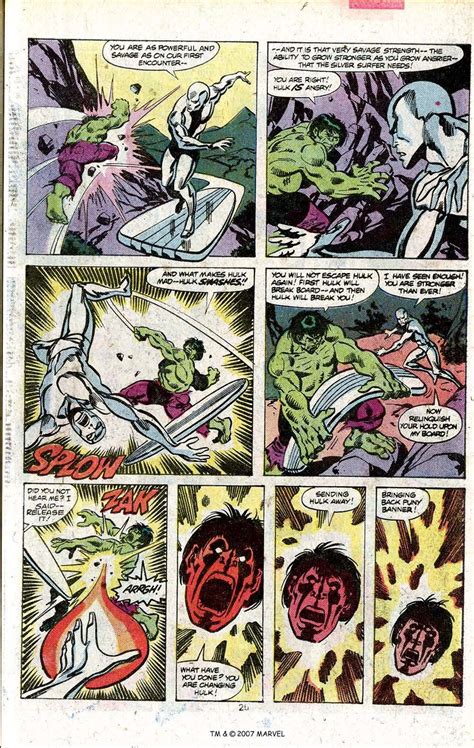 "Hero Envy" The Blog Adventures: HULK VS SILVER SURFER