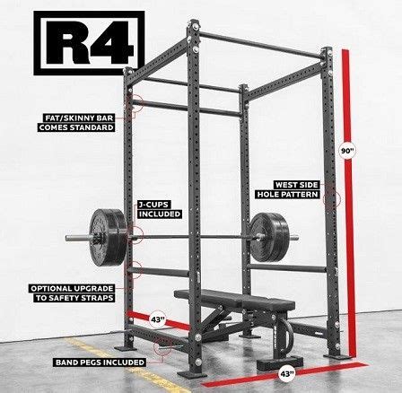 Rogue R4 Power Rack Review January 2024 | Power rack, Gym rack, At home gym