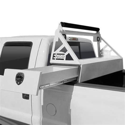 ENGO® 67-T05-14TA-HRS - Toyota Tacoma 2014 Headache Rack with Side Slide Tool Box