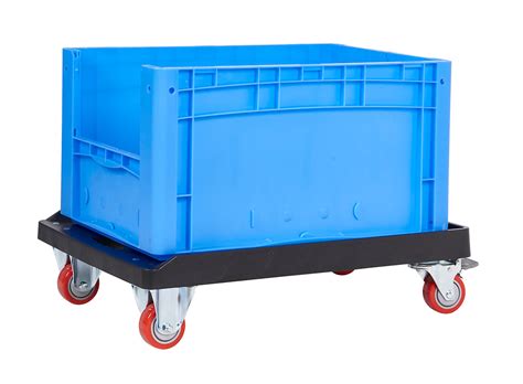 Heavy Duty Container Dolly Only with Fixed/Swivel castors