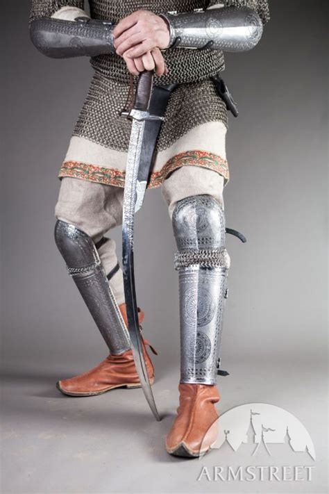 Medieval Rus Greaves Leg Armour Sca Armor, Medieval Armor, Medieval Fantasy, Ancient Dress ...