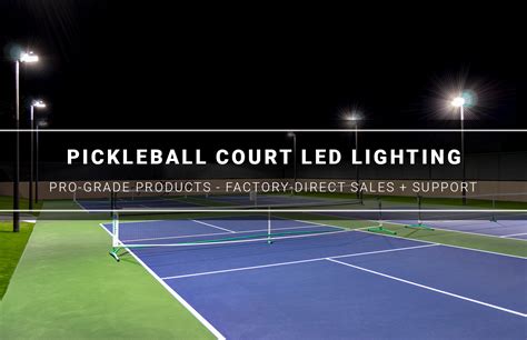 Pickleball Court Lighting – Wisconsin Lighting Lab, Inc. (WiLL)