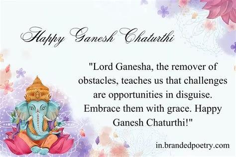 Ganesh Chaturthi Wishes & Quotes [2024] - Happy Ganesh Day