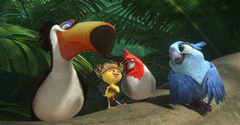 Movie review: Pretty birds, flighty story in 'Rio 2'