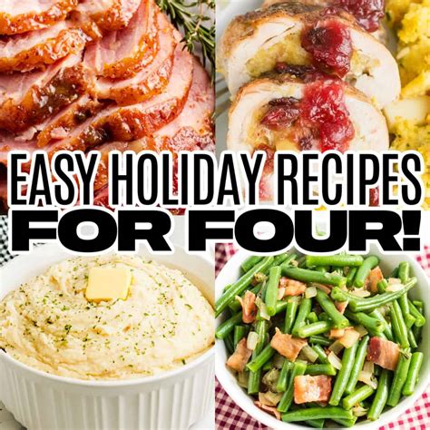 Easy Holiday Recipes for Four ⋆ Real Housemoms