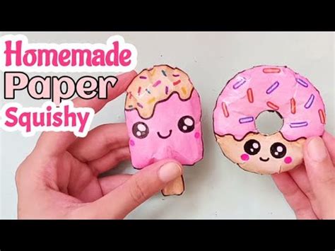 How to make a Squishy | DIY Paper Squishy at home | Paper Squishy Craft ...