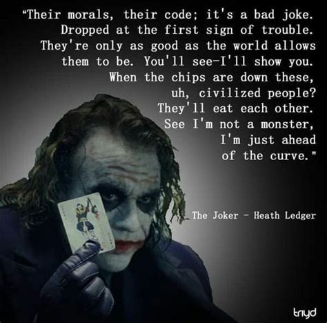 Pin by William Cross on Cute Wolf Club Quotes | Heath ledger joker quotes, Joker quotes, Heath ...