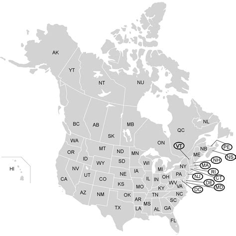 File:Usa and Canada with names.svg - Wikimedia Commons