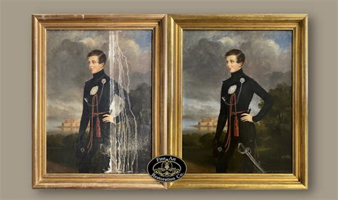 Astonishing art restoration results from Fine Art Restoration Company - Antique Collecting