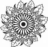 Hand Drawing flower pattern coloring Page 11027736 Vector Art At Vecteezy sketch template